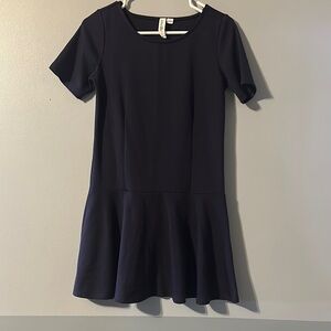 Navy Short Sleeve Dress Size Small
